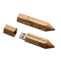 Best Premium Gift Usb 2.0 wood Pencil shaped USB flash drive16gb 32gb 64gb usb flash gifts